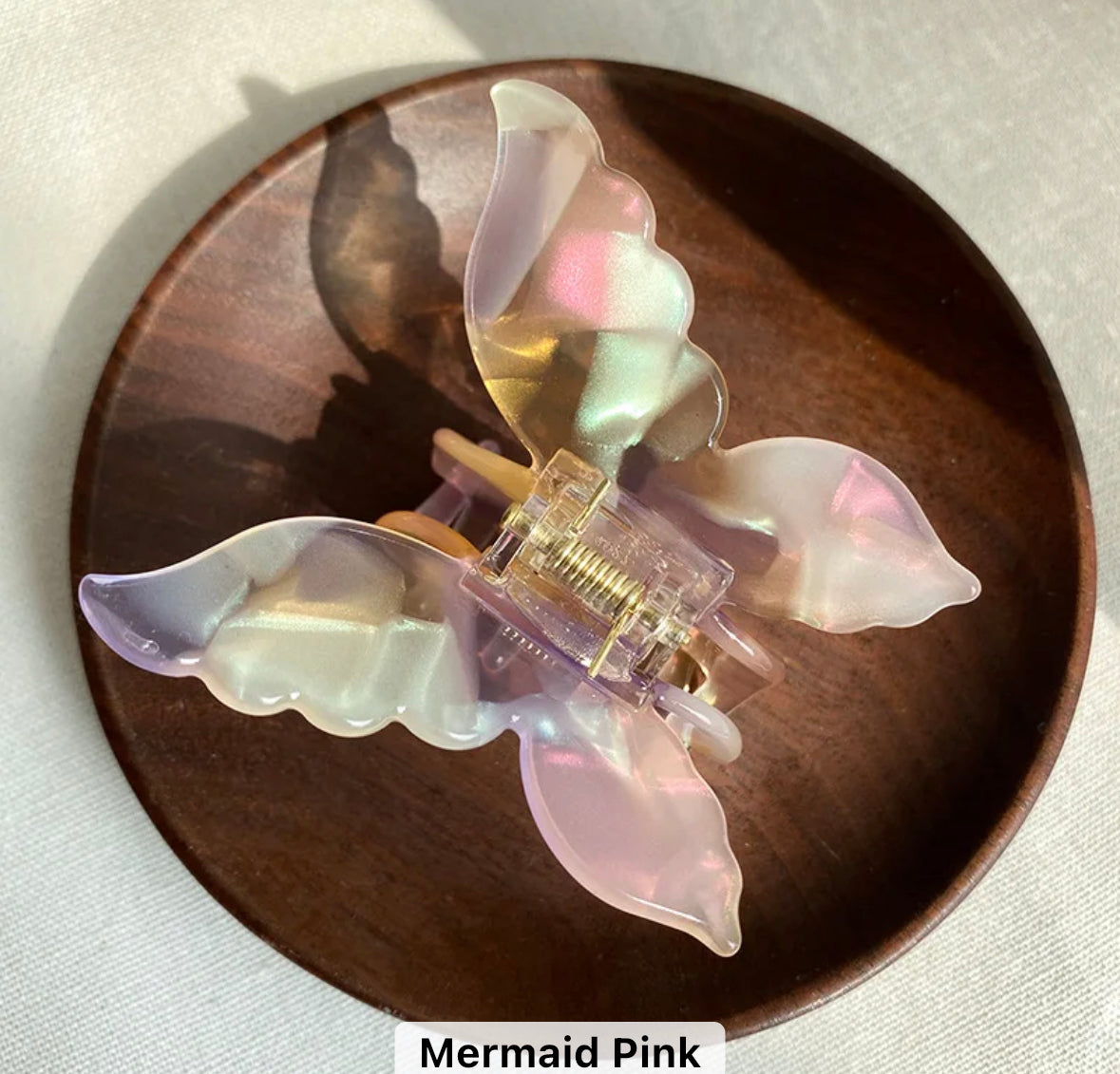 Butterfly Claw in Mermaid Pink