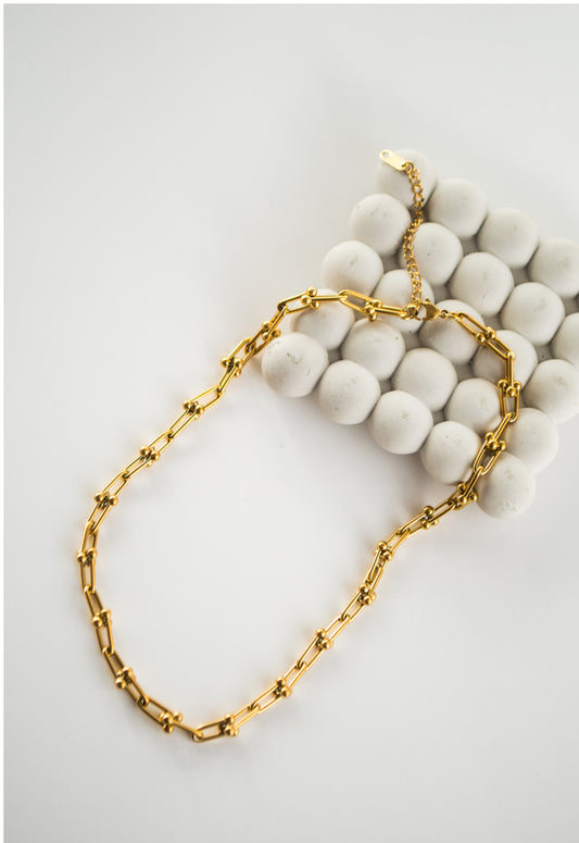 Chunky Link Necklace Statement